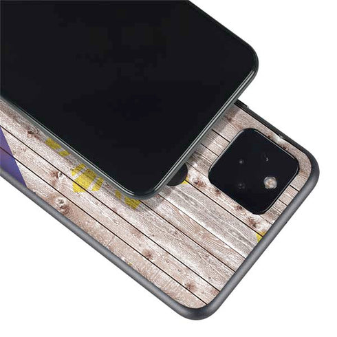 Philippines Flag Dark Wood Google Pixel 4a 5G Skin